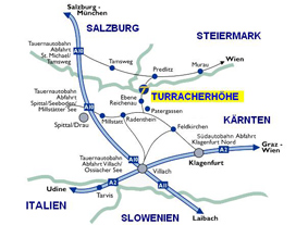 Hütten auf der Turracher Höhe