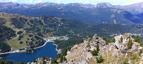 Hütten auf der Turracher Höhe